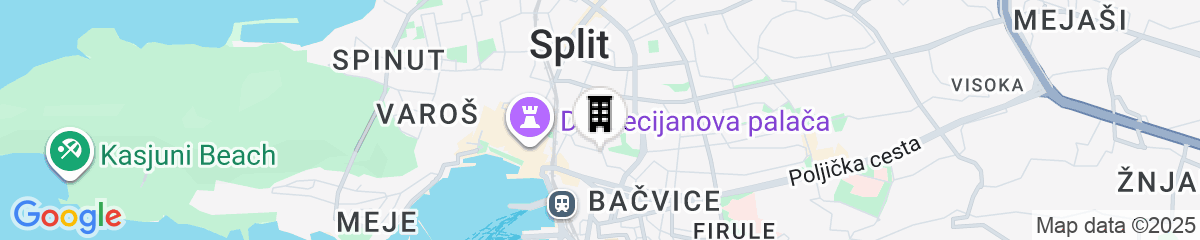 Map for Apartment Zeljana