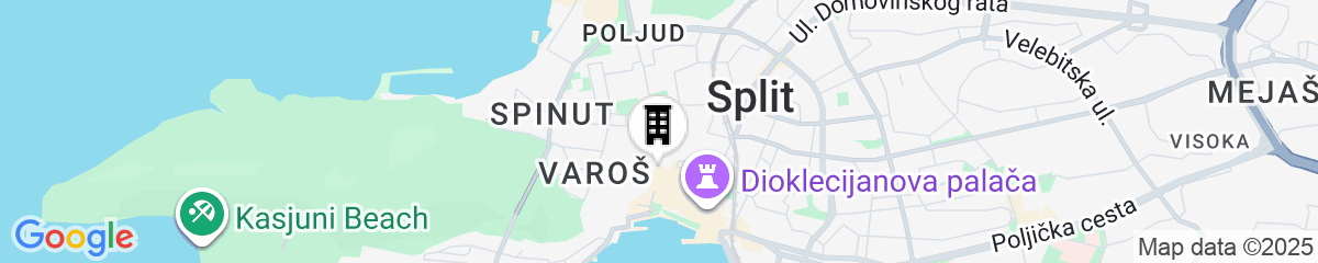 Map for Theatre Luxury Rooms