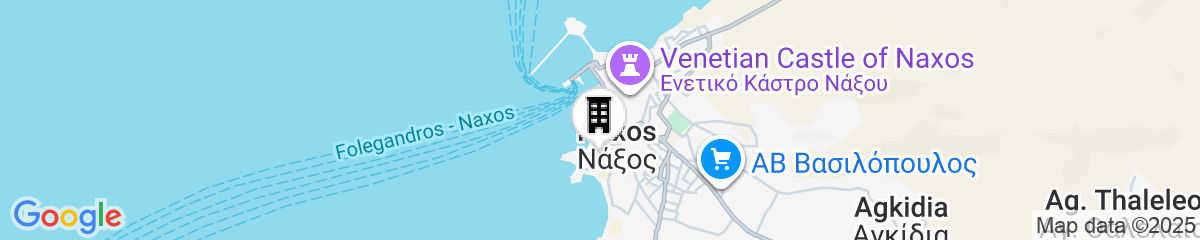 Map for Alpha Studios Naxos - Adults Only