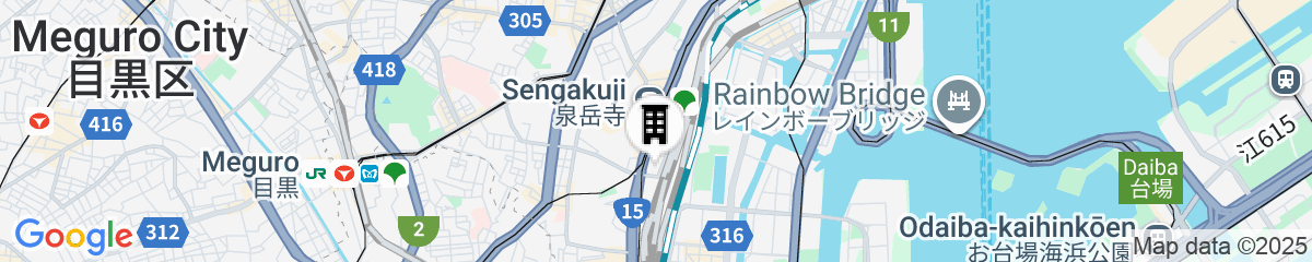 Map for JW Marriott Hotel Tokyo