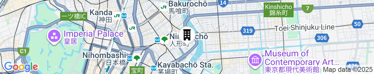 Map for Hamacho Hotel Tokyo Nihonbashi