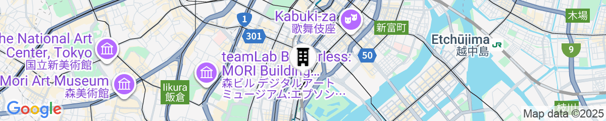 Map for Park Hotel Tokyo
