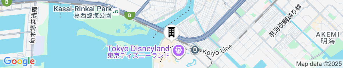 Map for Tokyo Disneyland Hotel