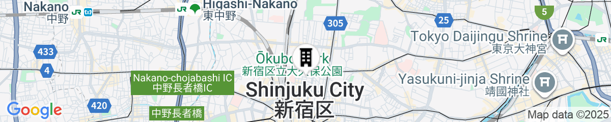 Map for Hotel BaliAn Resort Shinjuku Glamping - Adults Only