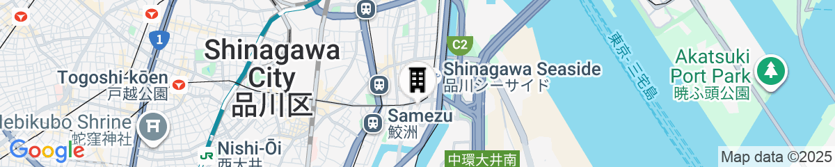 Map for Wires Hotel Shinagawa Seaside