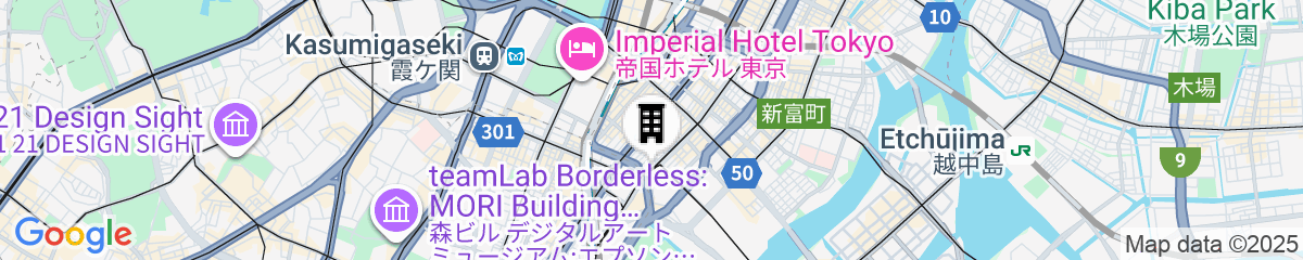 Map for Mitsui Garden Hotel Ginza Premier