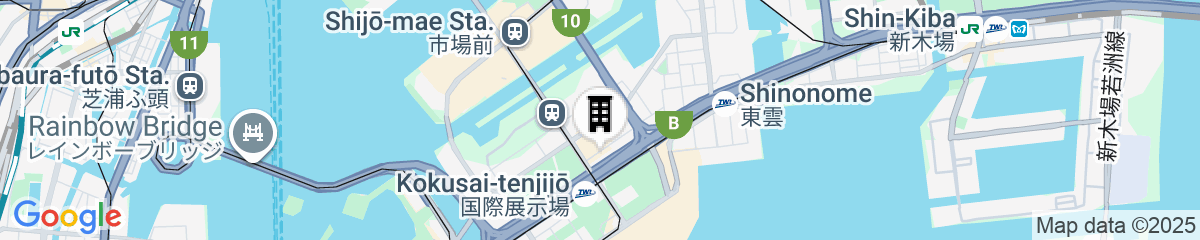 Map for Hotel Villa Fontaine Grand Tokyo-ariake