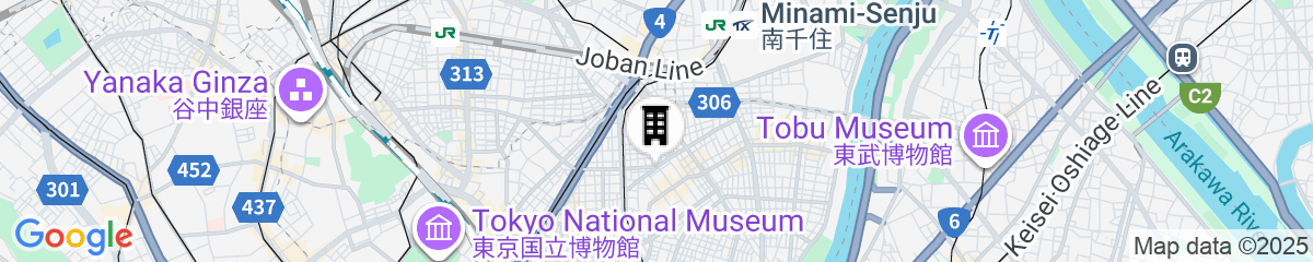 Map for TORA HOTEL Sensoji MOON