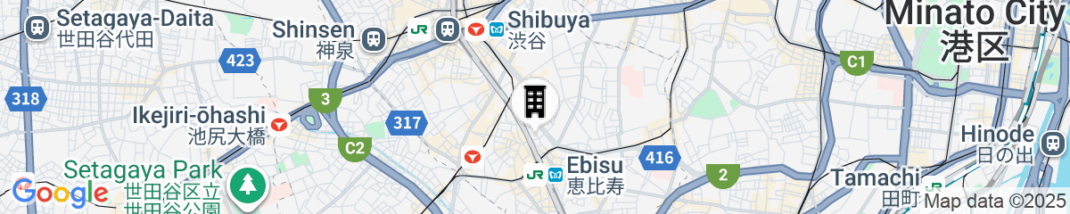 Map for illi Lay Shibuya-Ebisu