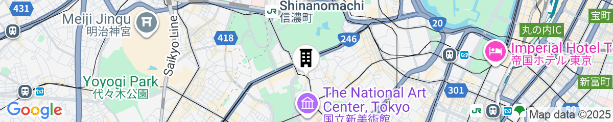 Map for Real Life Aoyama 2BR Suite 3-bed 3min Aoyama 1ch