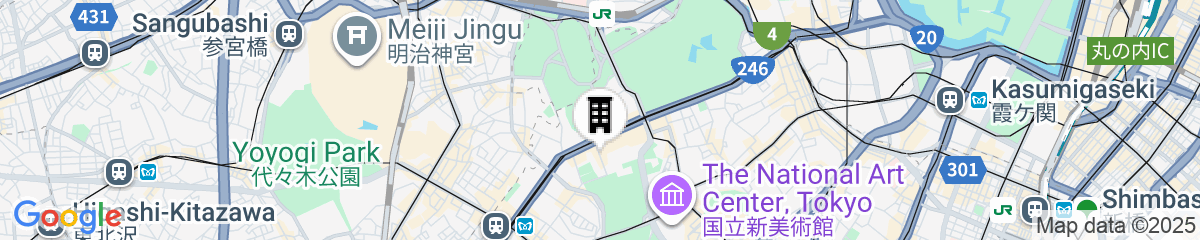 Map for illi Tex Aoyama