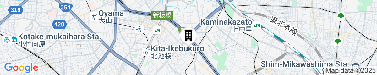 Map for Fuente Nishi Sugamo