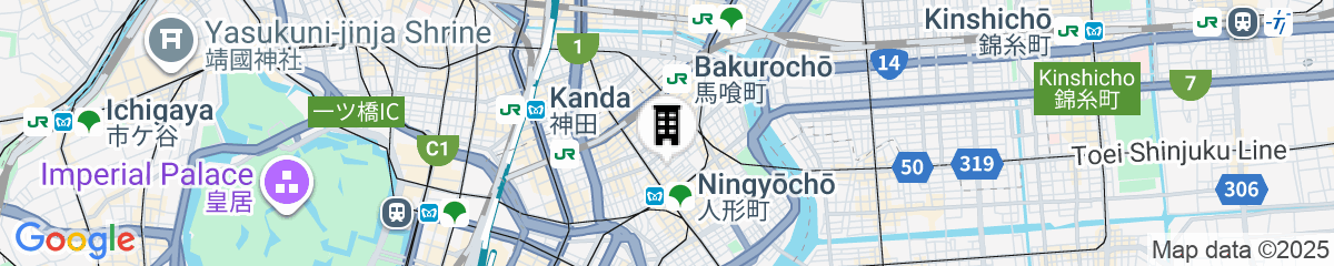 Map for MIMARU SUITES Tokyo Nihombashi