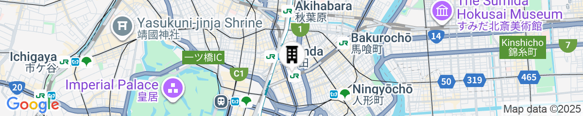 Map for MONday Apart Premium NIHONBASHI