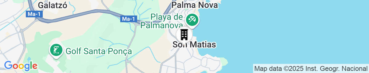 Map for Playas Cas Saboners