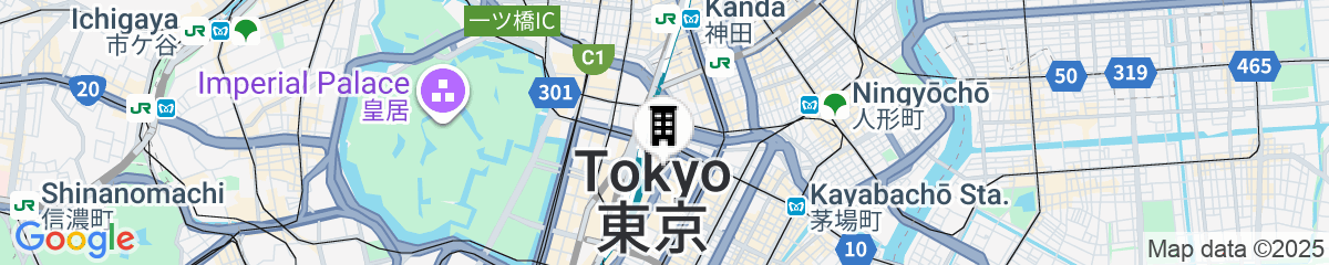 Map for Oakwood Premier Tokyo