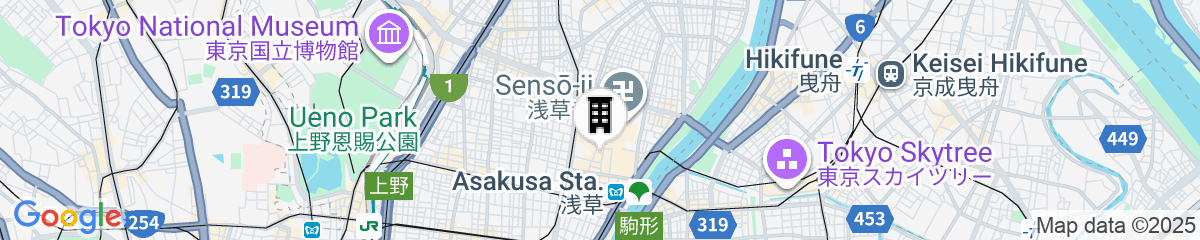 Map for LacQuer  House ASAKUSA II