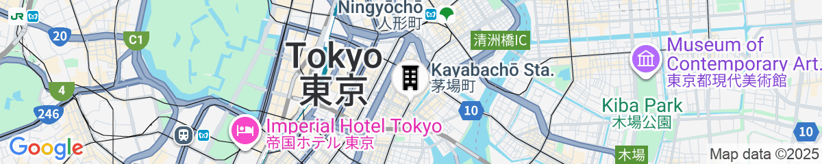 Map for MIMARU Tokyo Station East