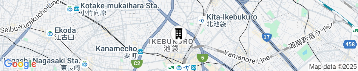 Map for MIMARU Tokyo Ikebukuro