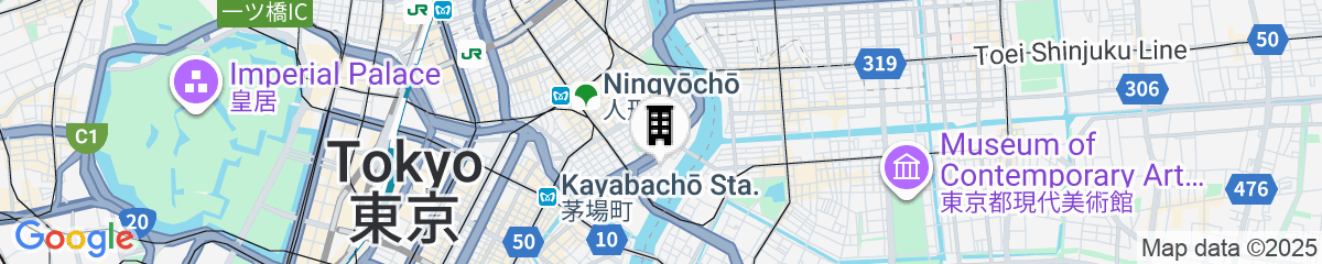 Map for Minn Nihonbashi Suitengumae