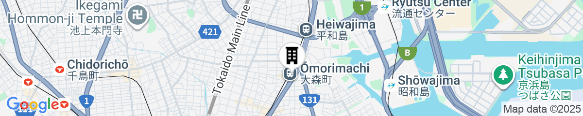 Map for MINI HOUSE Tokyo South