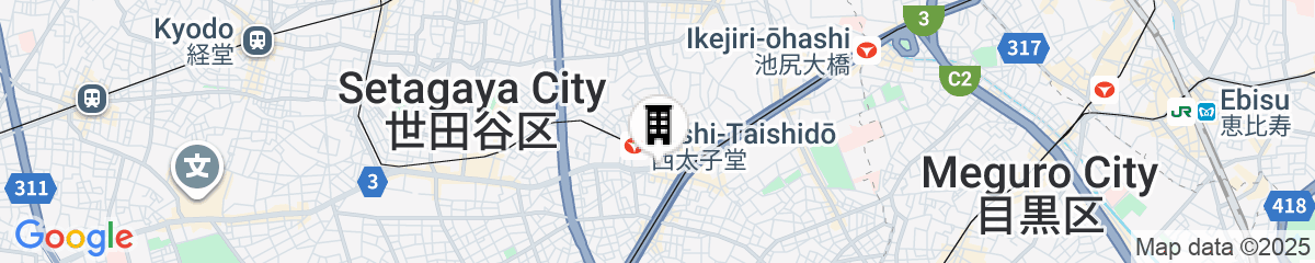 Map for MODELLO Sangenjaya