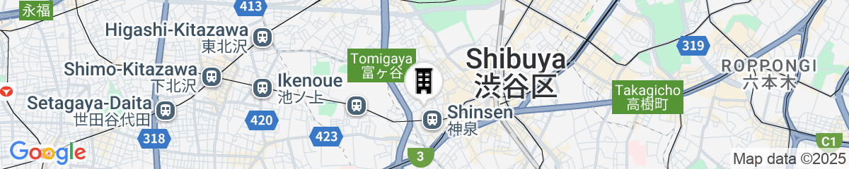Map for HOTEL ReONcE Shibuya