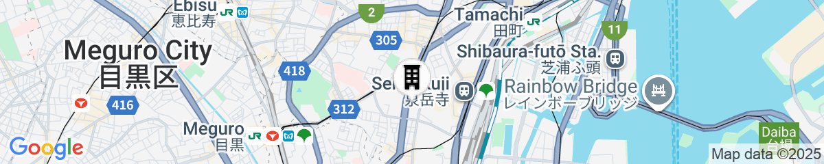 Map for HJ PLACE TAKANAWA