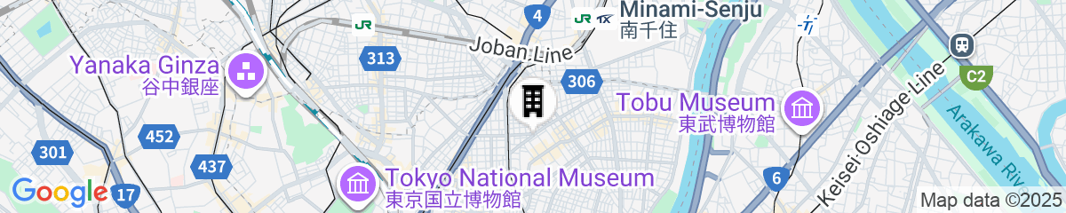 Map for TORA HOTEL Sensoji SUNNY