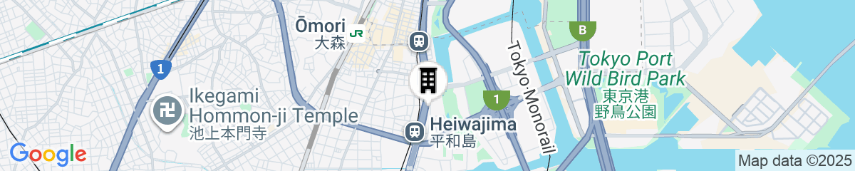 Map for Newly built apartment Tokyo TimeTraveler