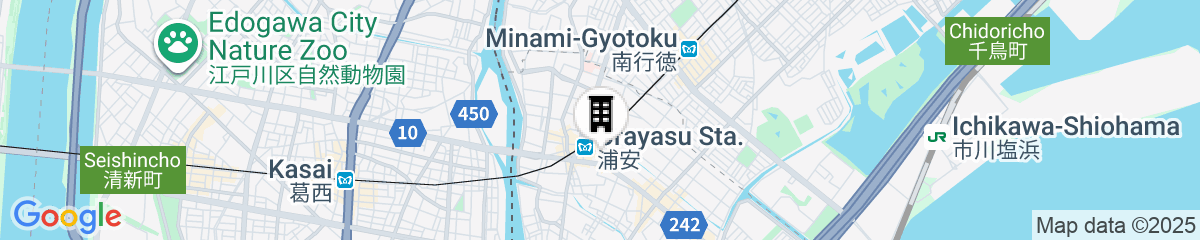 Map for BAY HOTEL Urayasu Station