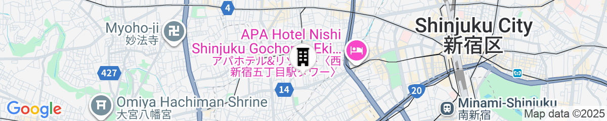 Map for Rio Grande Nishi-Shinjuku