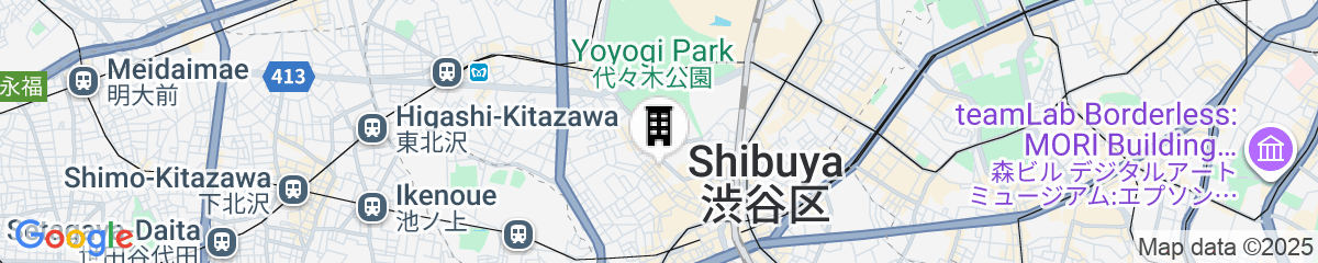 Map for SALON Shibuya