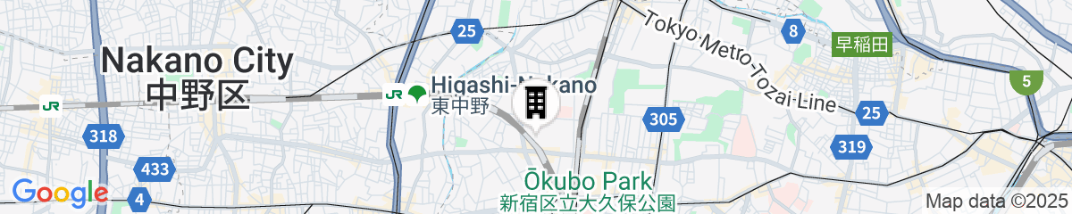 Map for Stay SAKURA Tokyo Shinjuku Hyaku kura