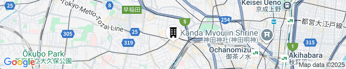 Map for KAGURAZAKA RETRO BAR & HOTEL