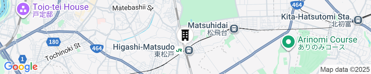 Map for ReLA Higashimatsudo