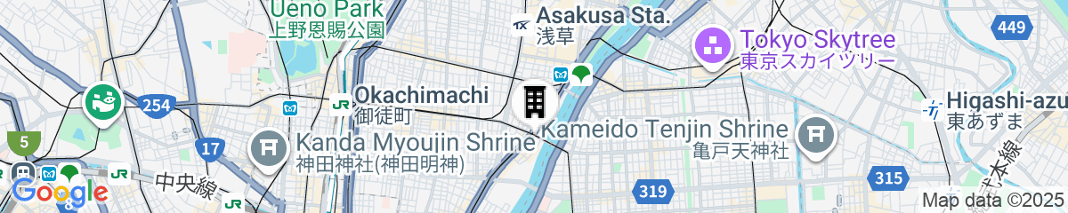 Map for Minn Asakusa Kuramae Station