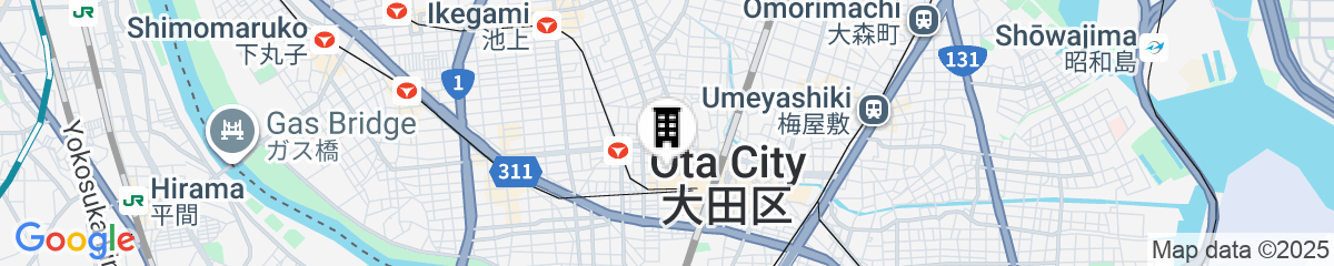 Map for Space Kuro Kamata