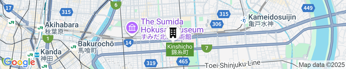 Map for Fiore Kinshicho