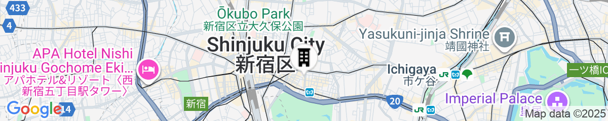 Map for illi Tas Shinjuku