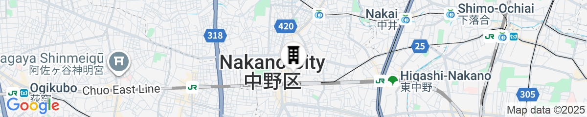 Map for Nakano Five