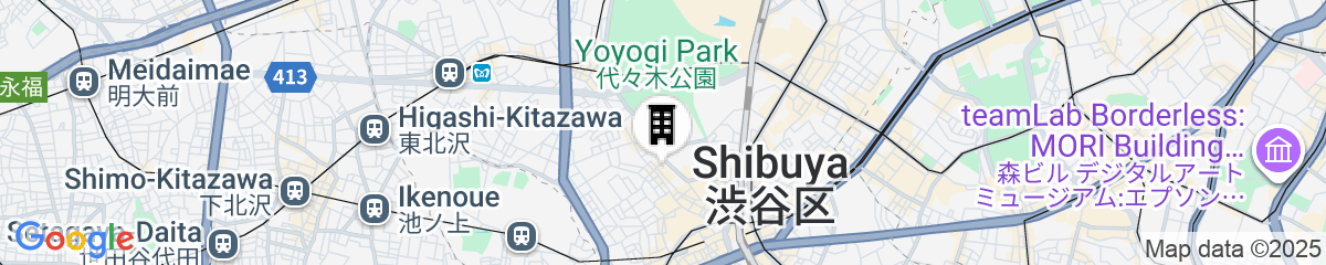 Map for SALON Shibuya 5B