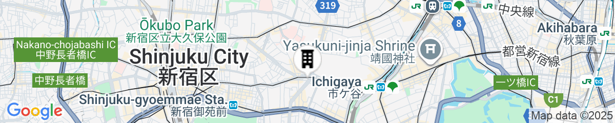 Map for J-ARC Akebonobashi