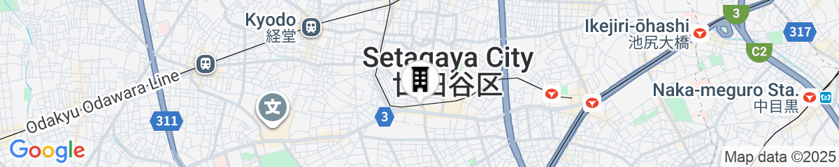 Map for Setagaya Sen no Rikyu Mansion