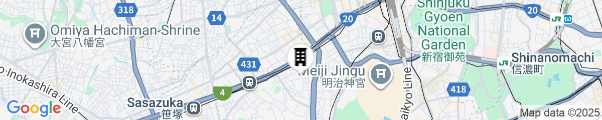 Map for Marine Cove Hatsudai