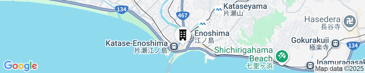 Map for Pacific Coast Enoshima