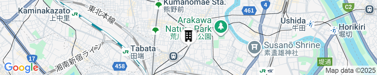 Map for Randor Residence Tokyo Suites