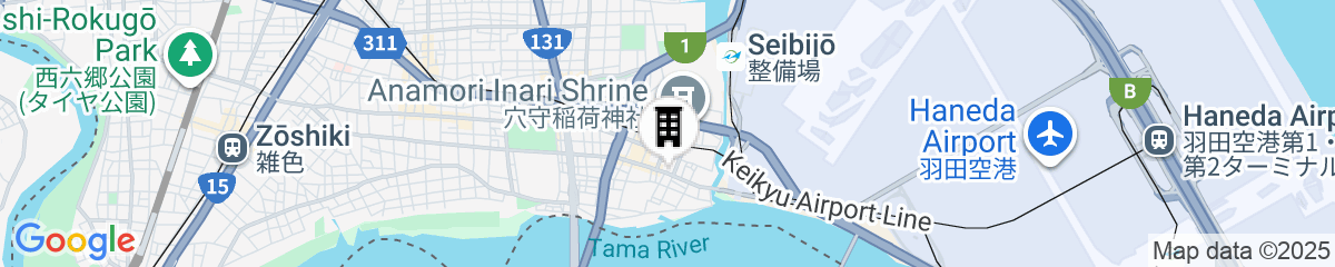 Map for Minn Haneda Airport