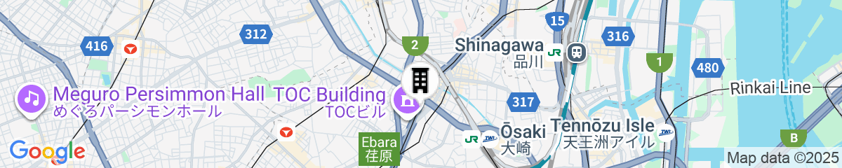 Map for  illi Pal Shinagawa Gotanda