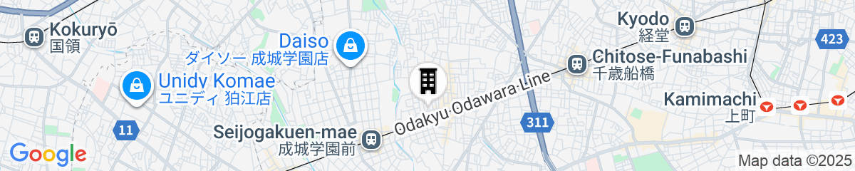 Map for Soshigaya Apartment
